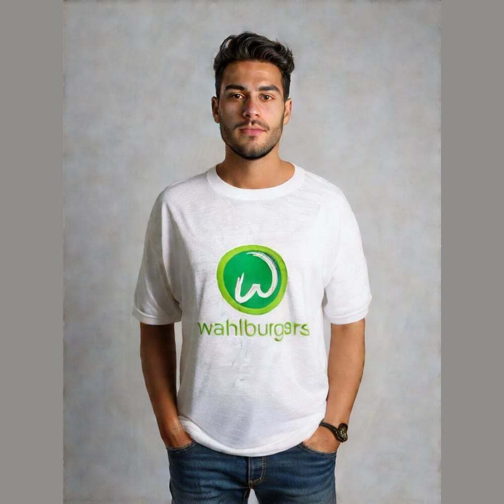 Wahlburgers T-Shirt Logo Size Large